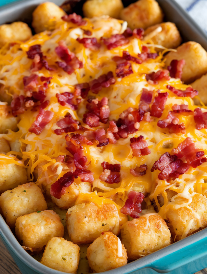easy beef tater tot casserole